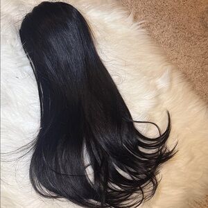 Black Clip-In Hair ponytail 18 inches Extension - Natural Shine